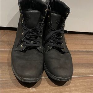 Timberland Black Men's Leather Sensorflex Boots